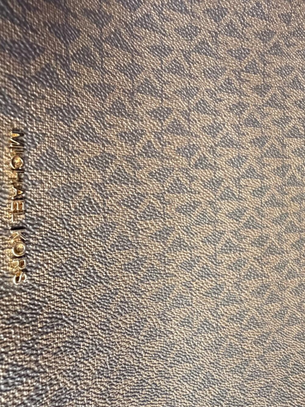 Michael Kors Fulton Large Brown Signature Logo Shoulder Hobo Bag - Picture 7 of 7